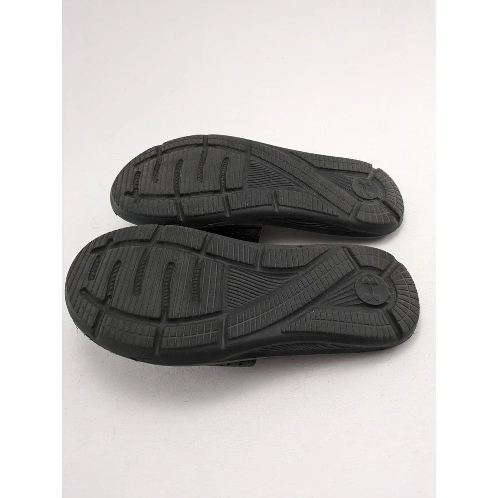 Youth Under Armour UA Ignite VI Slip On Black Slides Sandals 3022728-001 Size 5Y